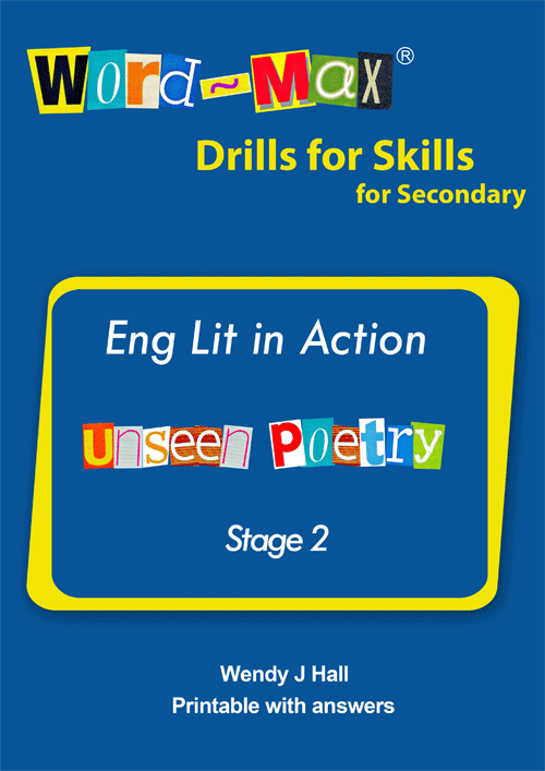 Word-Max | Eng lit in Action - Unseen Poetry - Stage 2