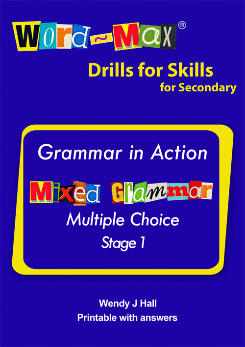 Word-Max | Drills for Skills for Secondary - Mixed Grammars