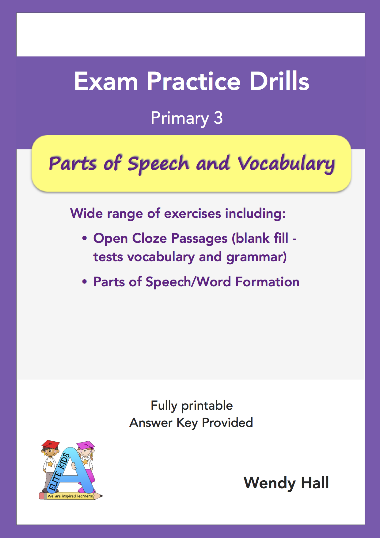 Elite Kids | Exam Practice Drills - Parts of speech and Vocabulary - Primary 3